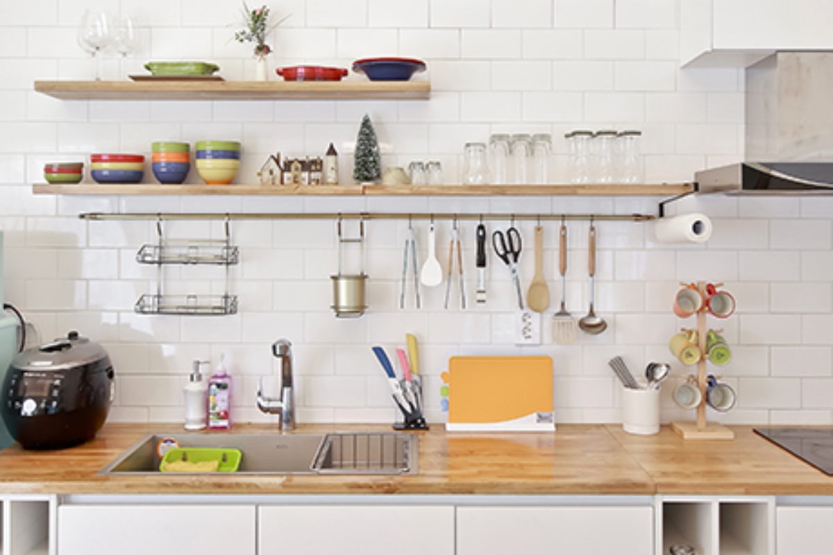 vertical racks for small kitchenn 