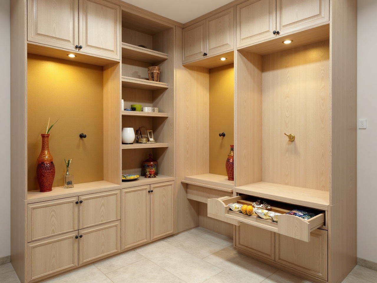 pooja room storage