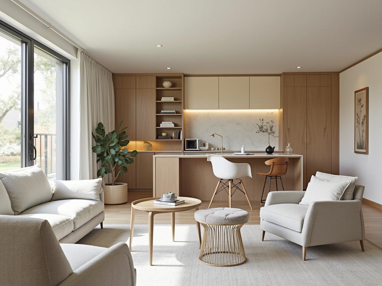 Multifunctional Spaces that changes Rooms