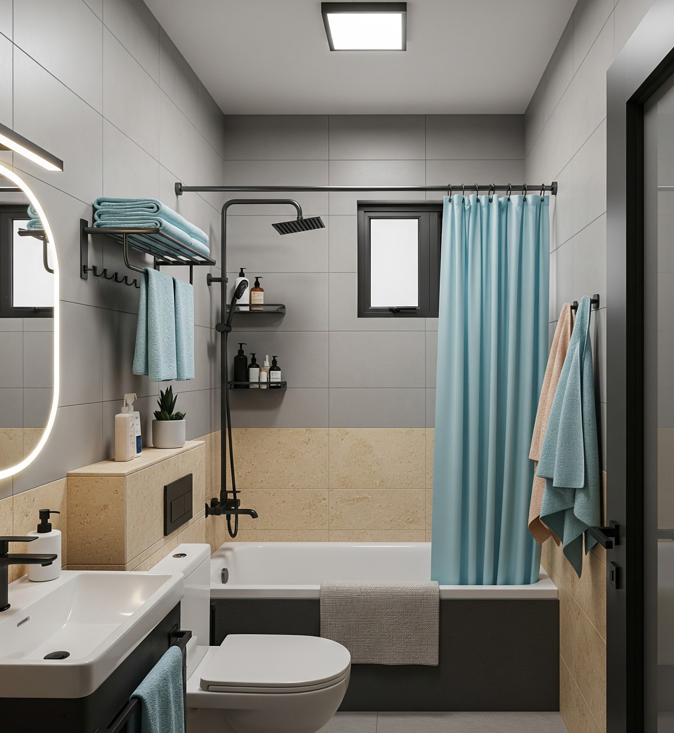 How colors can influence small bathroom designs 