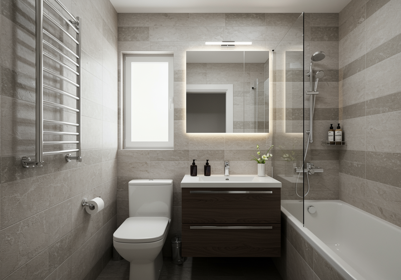 Expert Finish and Personal Touch for small bathroom designs 