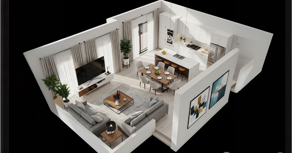 3d interior design planning layout